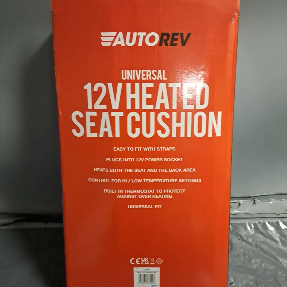 BOXED AUTOREV 12V HEATED SEAT CUSHION