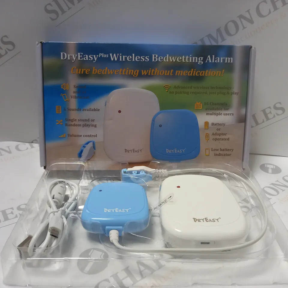 BOXED DRYEASY WIRELESS BED WETTING ALARM 