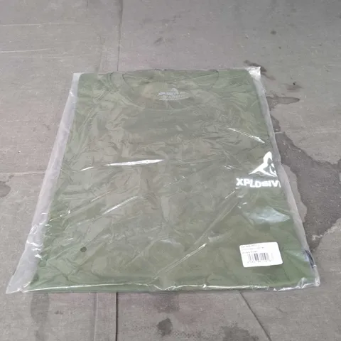 XAPE CLASSIC LOGO TEE – MILITARY GREEN – SIZE L