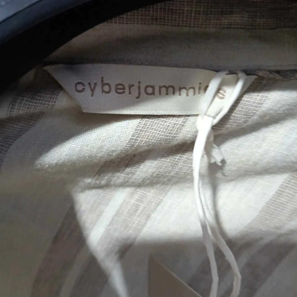 CYBERJAMMIES STRIPED PYJAMA SET – WOMEN’S TWO-PIECE, UK 12