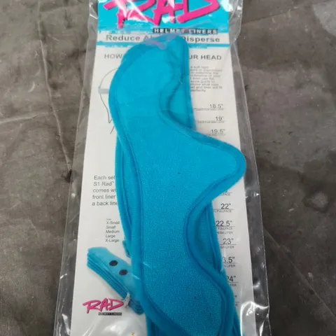 S-ONE RAD HELMET LINERS – BLUE, XL 