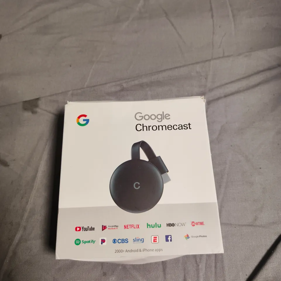 GOOGLE CHROMECAST STREAMING DEVICE – HDMI DONGLE, BOXED