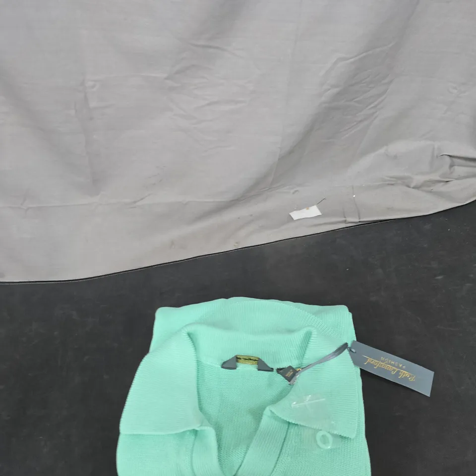 RUTH LANGSFORD MINT GREEN KNIT CARDIGAN – UK SIZE L 