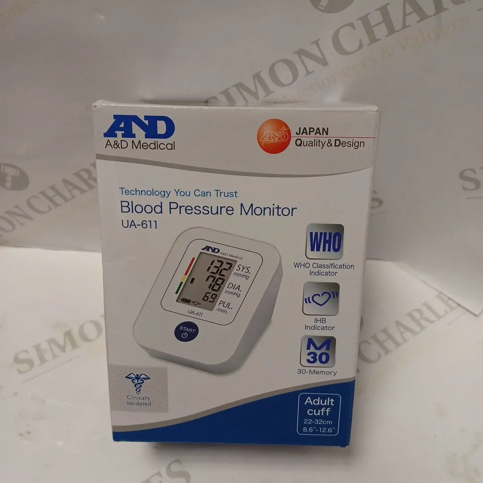 A&D MEDICAL - BLOOD PRESSURE MONITOR