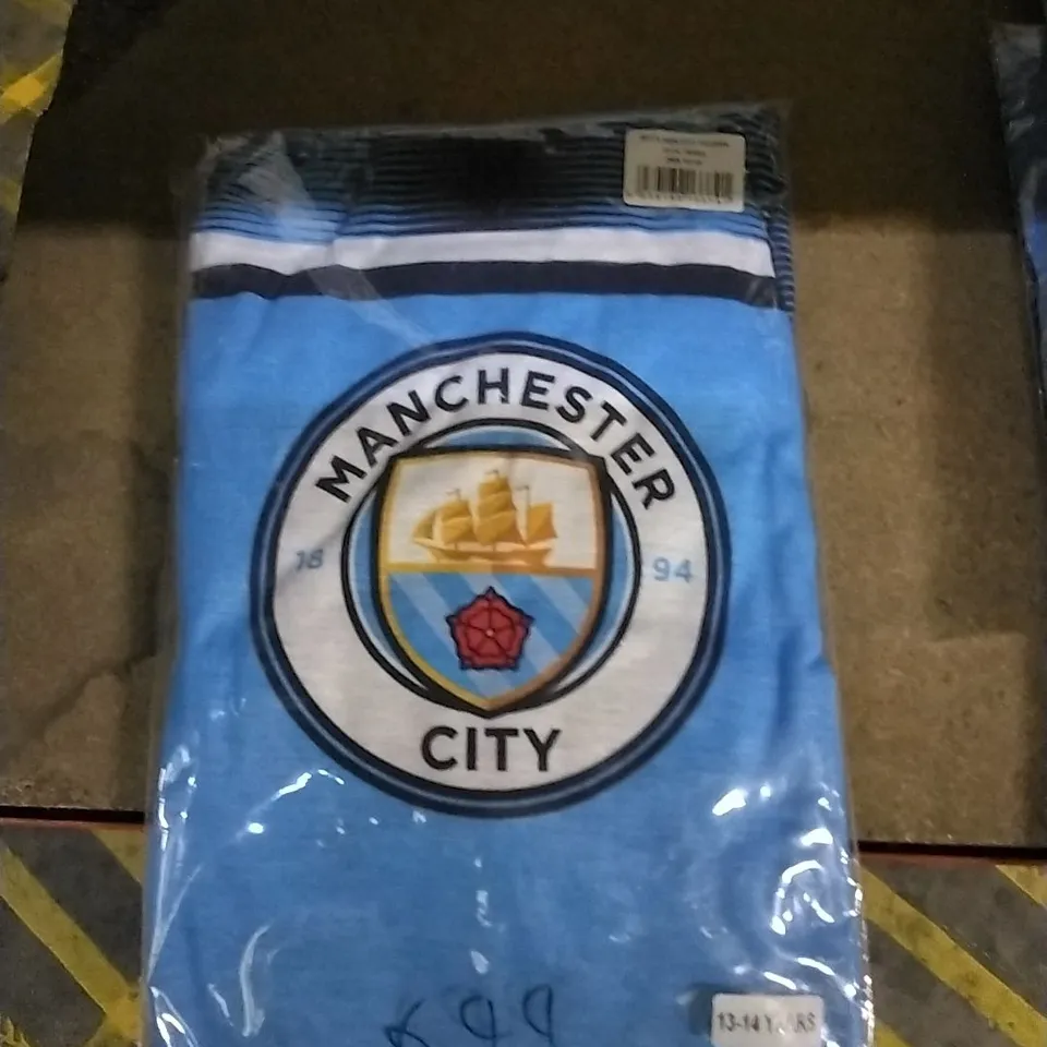 BAGGED MANCHESTER CITY PYJAMAS SET - 13 TO 14 YEARS 