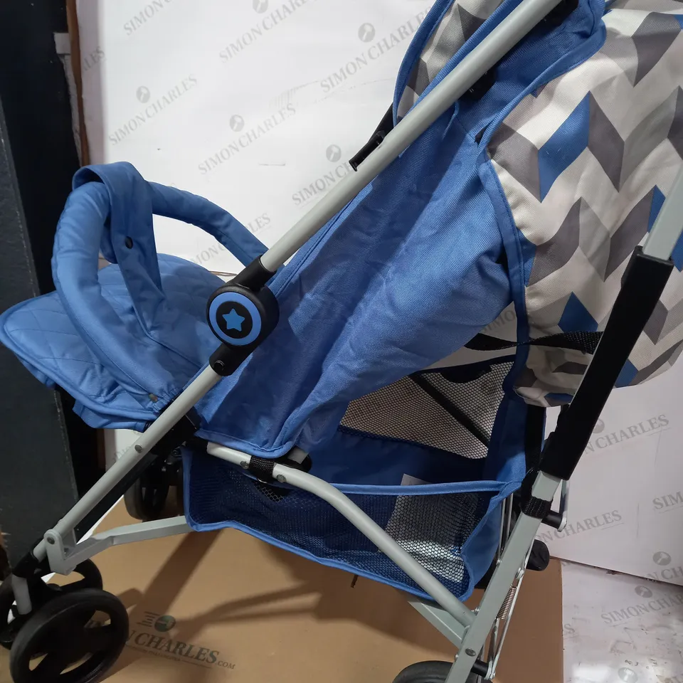 MY BABIIE MB02 STROLLER BLUE/GREY COLLECTION ONLY  RRP £119.99