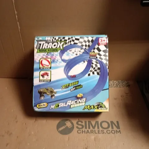 TRACK SONIC STORM TOY RACING TRACK SET WITH LOOP – BOXED