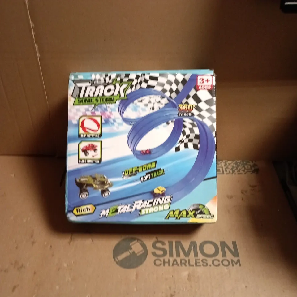 TRACK SONIC STORM TOY RACING TRACK SET WITH LOOP – BOXED