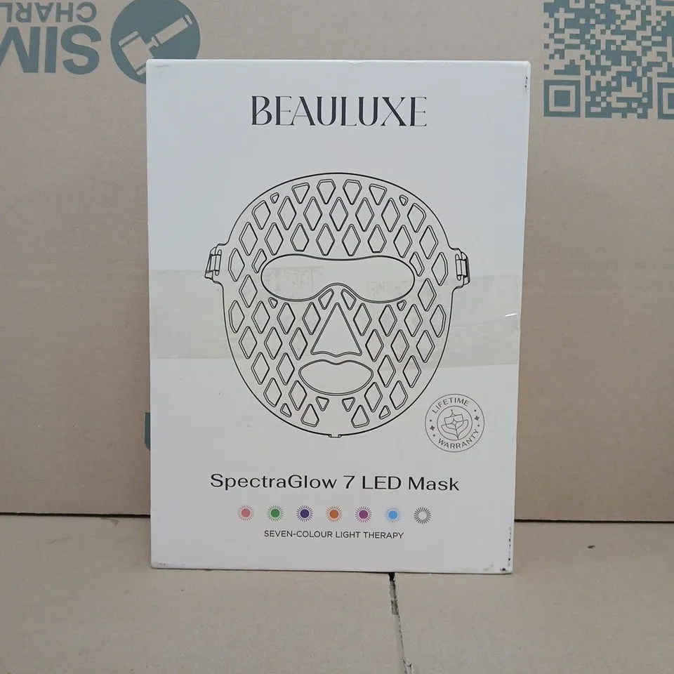 BOXED BEAULUXE SPECTRA GLOW 7 LED MASK