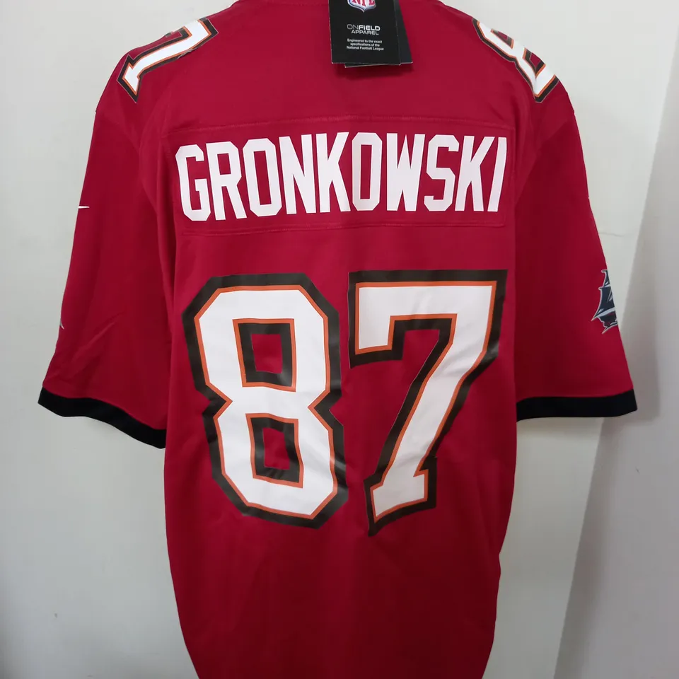 TAMPA BAY BUCCANEERS FOOTBALL JERSEY SIZE L