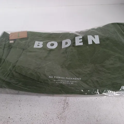 BODEN GREEN RIBBED KNITWEAR TROUSERS – UK 18L 