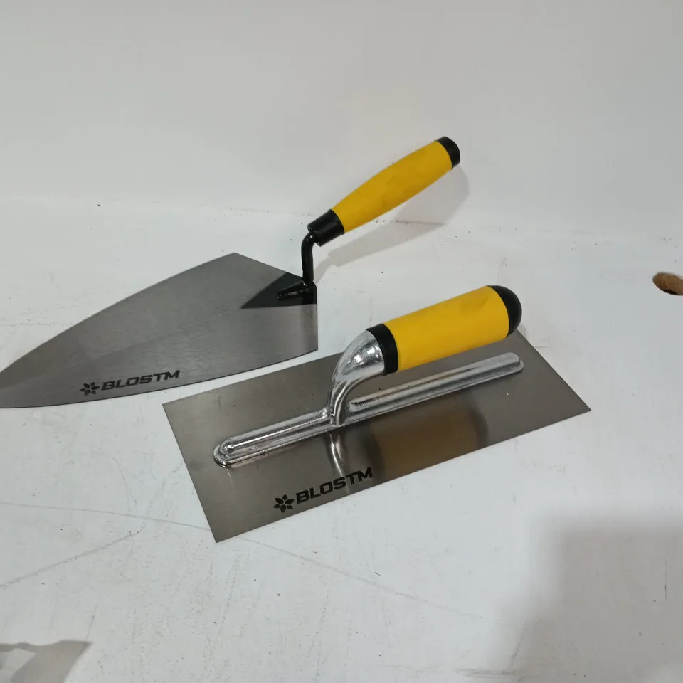 PAIR OF BLOSTM PLASTERING TOOLS