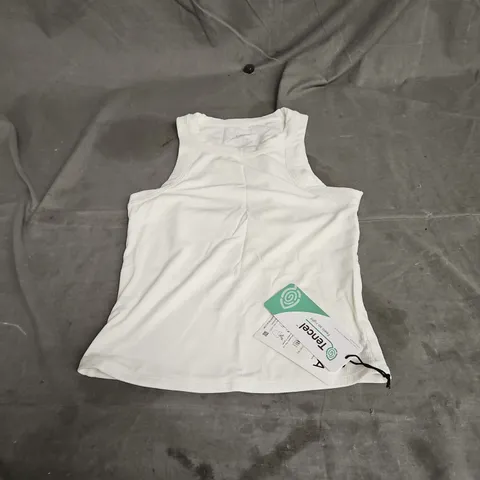 TALA 365 SCULPTING LOUNGE RACER TANK IN COCONUT MILK SIZE XS