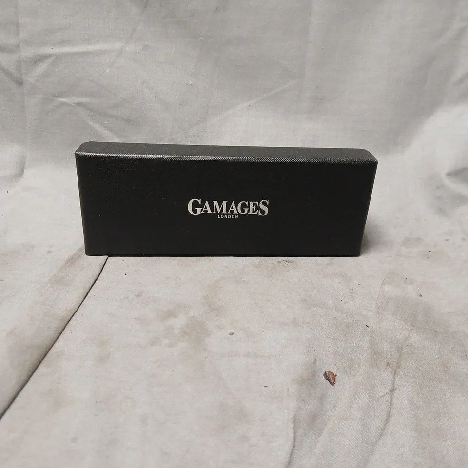 GAMAGES LONDON PEN – BLACK WITH GOLD TRIM