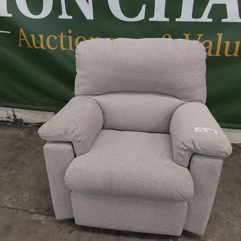 QUALITY BRITISH DESIGNER G PLAN CHLOE SMALL EASY CHAIR SOFT SAND FABRIC