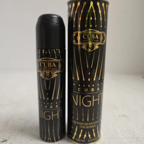 APPROXIMATELY 20 CUBA NIGHT β CUBA WOMENβS EAU DE TOILETTE SPRAYS