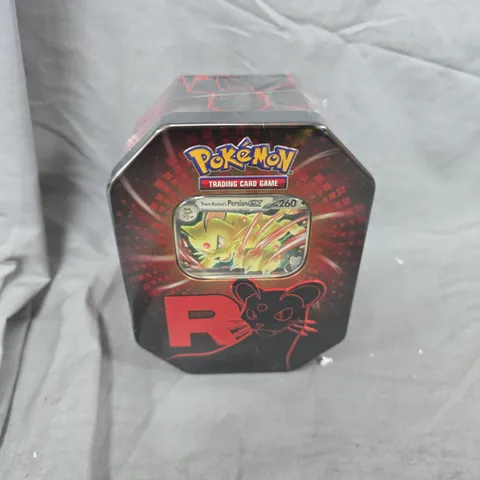 SEALED POKEMON TRADING CARD GAME TEAM ROCKET TIN – PERSIAN EX