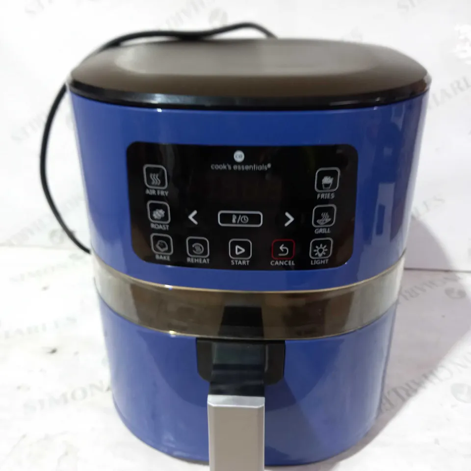 COOK'S ESSENTIALS 4.0L AIR FRYER - SAPPHIRE