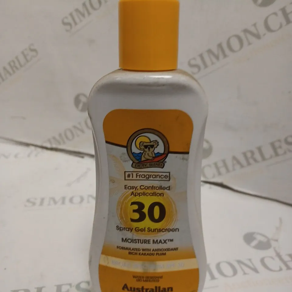 12 AUSTRALIAN GOLD SPF 30 SPRAY GEL SUNSCREEN