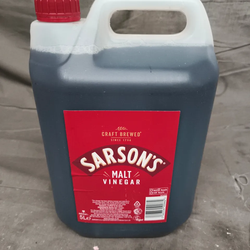 SARSON'S MALT VINEGAR 5L BOTTLE