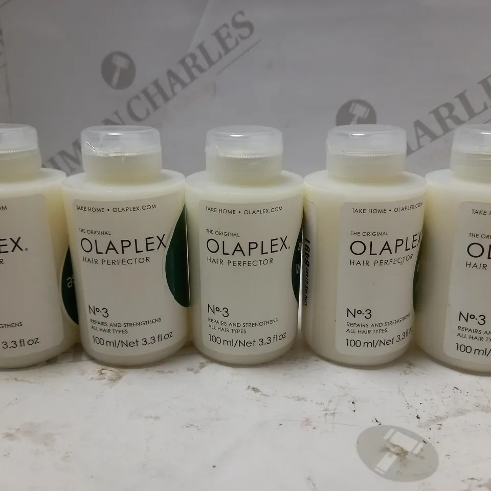 LOT OF 5 X 100ML OLAPLEX NO.3 HAIR PERFECTOR 