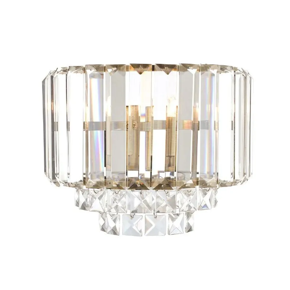 LAURA ASHLEY VIENNA WALL LIGHT, ANTIQUE BRASS