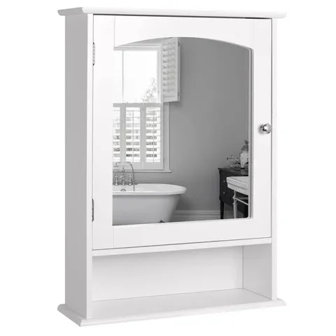BOXED AHMO 480MM W 650MM H SURFACE MOUNT BATHROOM CABINET (1 BOX)