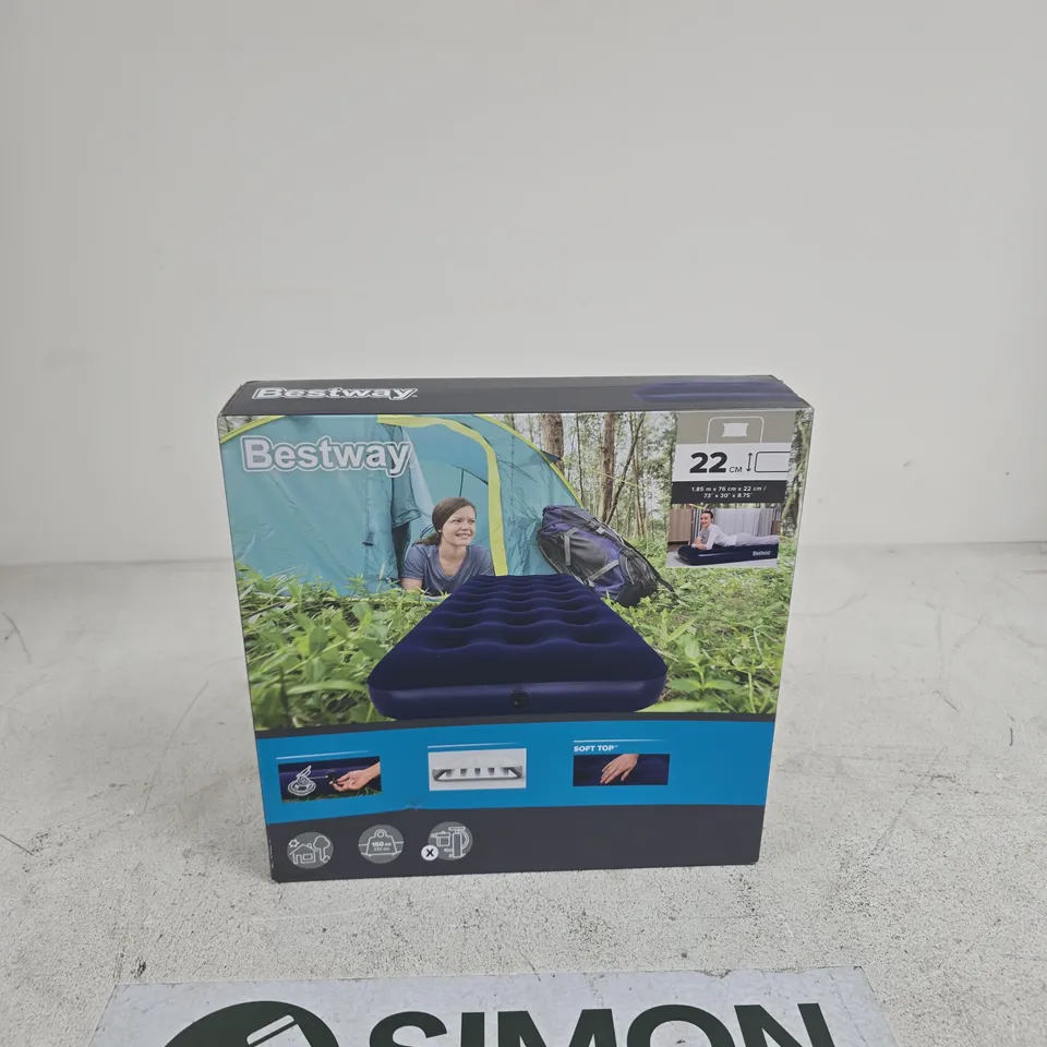 BESTWAY CAMPING INFLATABLE AIR MATTRESS – 22 CM THICK