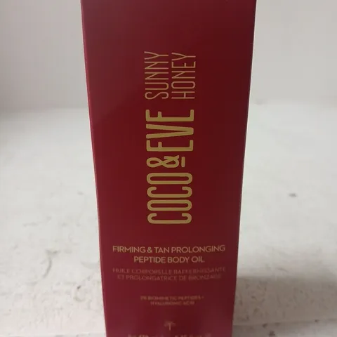 SEALED COCO & EVE FIRMING & TAN PROLONGING PEPTIDE BODY OIL 170ML 