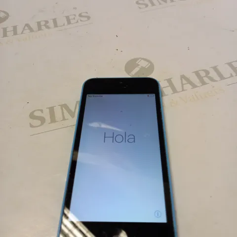 APPLE IPHONE 5C BLUE MODEL A1507