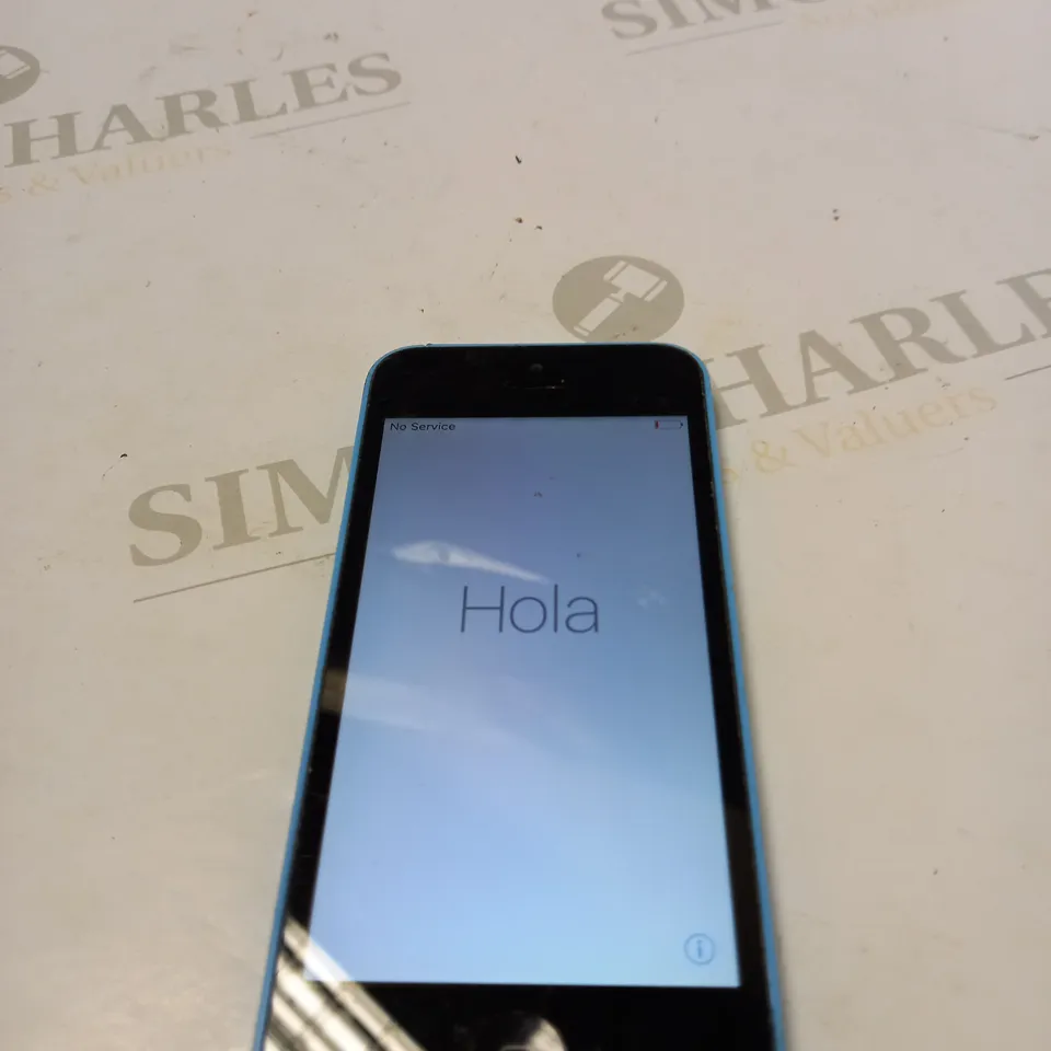 APPLE IPHONE 5C BLUE MODEL A1507