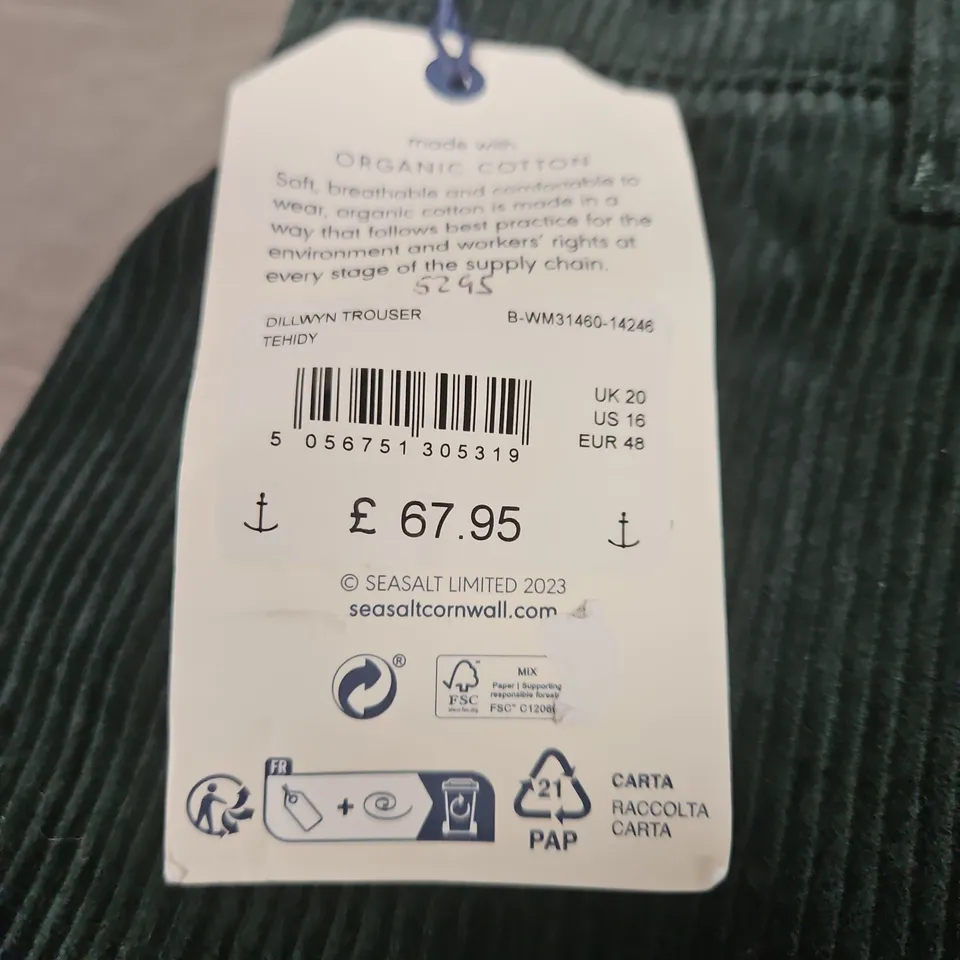 SEASALT CORNWALL WIDE DILLWYN TROUSERS - SIZE 20
