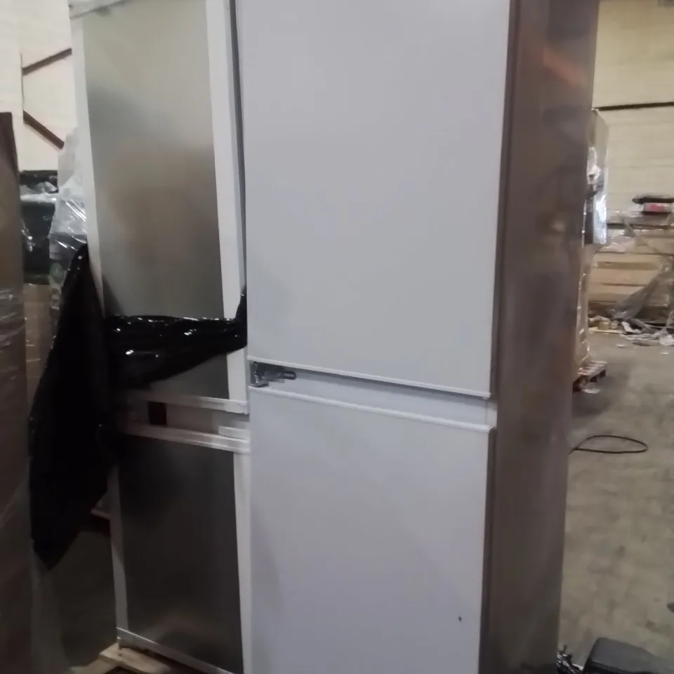 PALLET CONTAINING TWO WHITE GOODS;GOODHOME GHBI5050UK 50:50 CLASSIC BUILT-IN FROST FREE FRIDGE FREEZER,BEKO PRO BCFD473 INTEGRATED 70/30 FRIDGE FREEZER