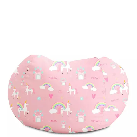 RUCOMFY UNICORN CASTLE CLASSIC CHILDREN'S BEANBAG - COLLECTION ONLY