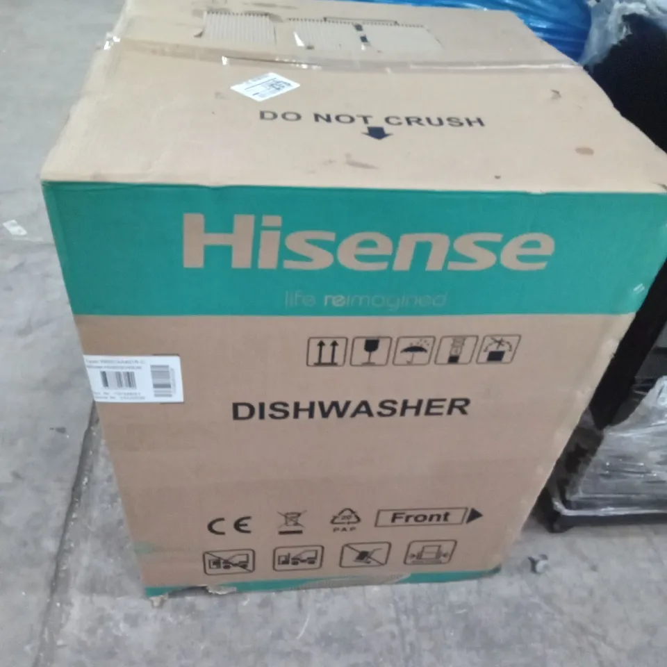BOXED HISENSE 13 PLACE BLACK DISHWASHER 