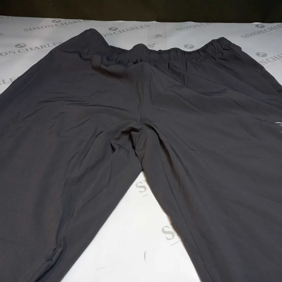 GYMSHARK LIGHT TRACKSUIT BOTTOMS IN DARK GREY - MEDIUM