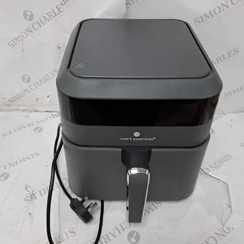 COOK'S ESSENTIALS 5.8L AIR FRYER IN SLATE GREY