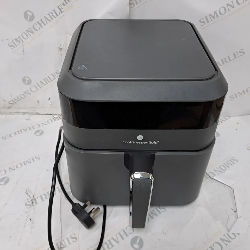 COOK'S ESSENTIALS 5.8L AIR FRYER IN SLATE GREY