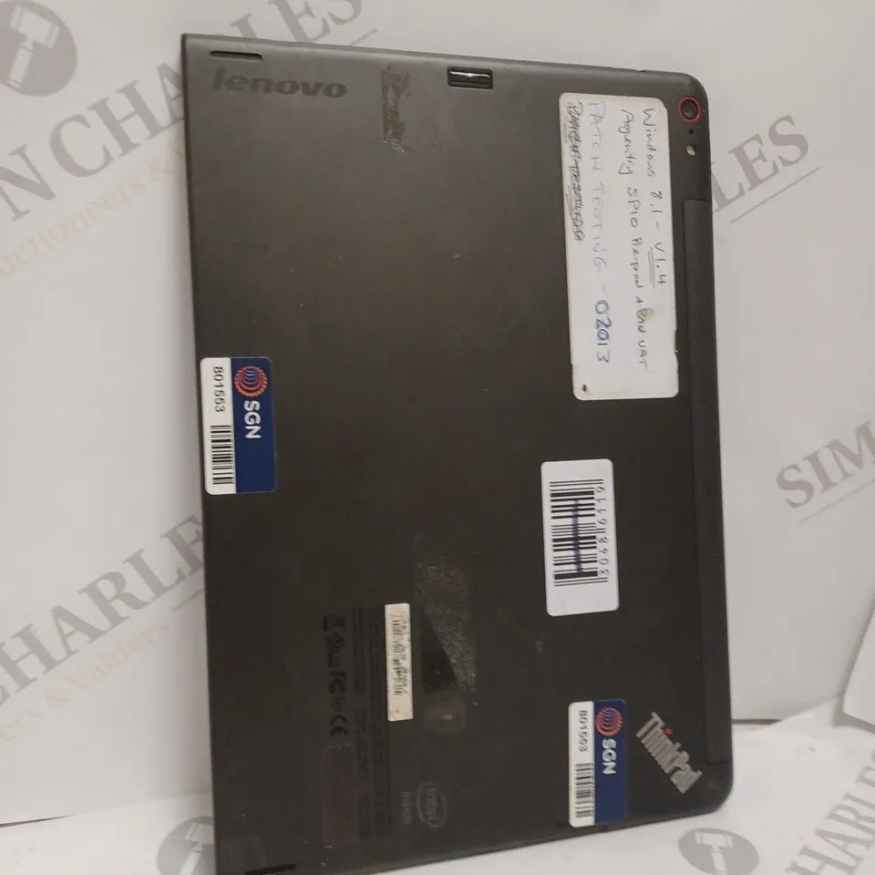 LENOVO THINKPAD TABLET IN BLACK 
