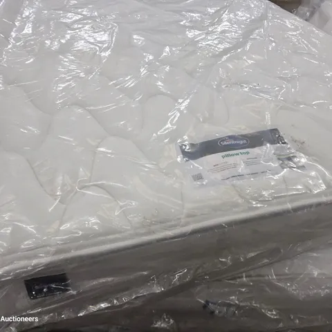 QUALITY BAGGED SILENTNIGHT 4'6" DOUBLE MIRACOIL PILLOWTOP MATTRESS