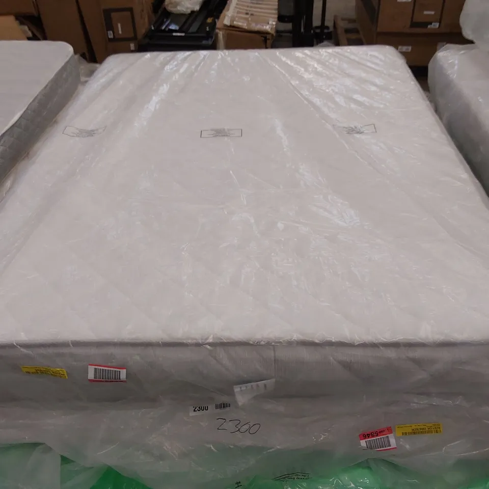 QUALITY BAGGED 4'6" DUAL LAYER 600 HYBRID MATTRESS 