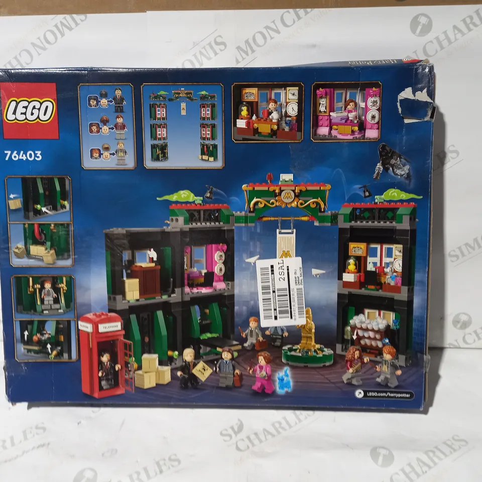 BOXED LEGO HARRY POTTER MINISTRY OF MAGIC (76403 SET) RRP £90