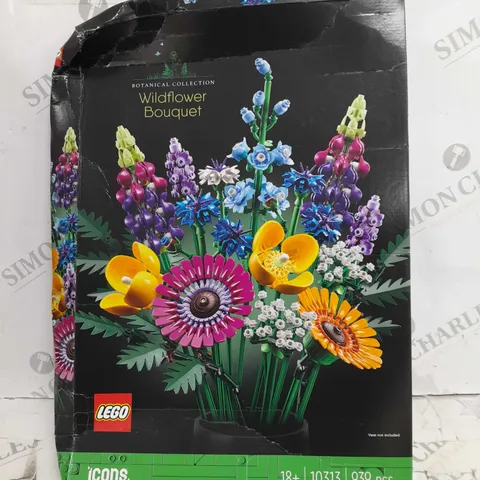 BOXED LEGO WILD FLOWER BOUQUET 10313