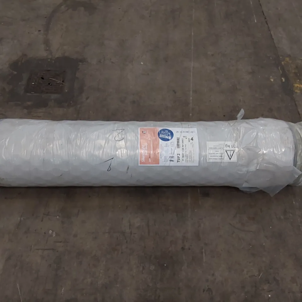 QUALITY BAGGED ROLLED SILENTNIGHT 150CM JUST BREATHE FLAT TOP MATTRESS 