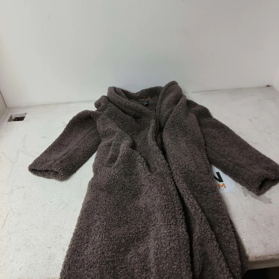 RUTH LANGFORD TEDDY COAT – GREY, UK 12 (US 8 / DE 38 / IT 44/46)