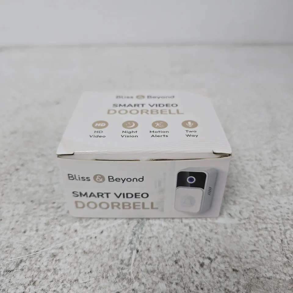 BLISS & BEYOND SMART VIDEO DOORBELL – BOXED