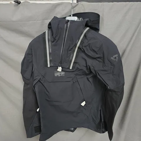 REV'IT SMOCK BLACKWATER 2 H20 JACKET IN BLACK SIZE M