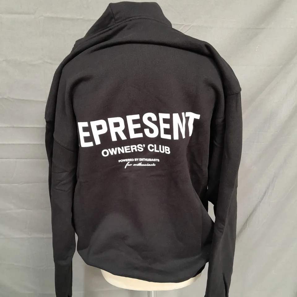 REPRESENT OWNERS CLUB HOODIE IN BLACK - MEDIUM