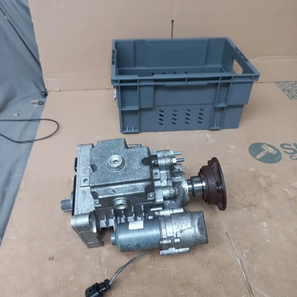 DIESEL FUEL INJECTION PUMP WITH ELECTRIC MOTOR AND DRIVE PULLEY 