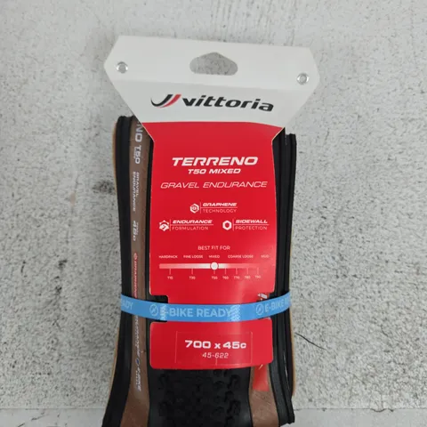 VITTORIA TERENO T50 MIXED GRAVEL ENDURANCE BIKE TYRE – 700X45C